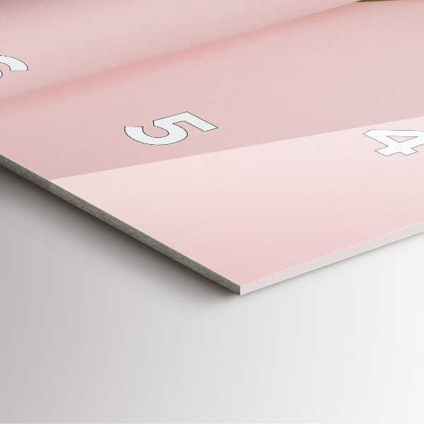 Szögletes fali üvegóra Tulipán virág csokor