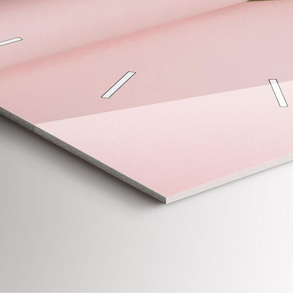 Szögletes fali üvegóra Tulipán virág csokor