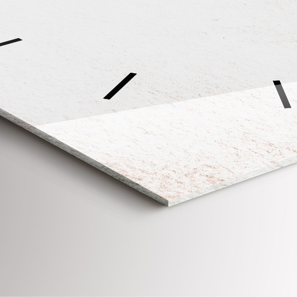 Szögletes fali üvegóra Dekoratív minta