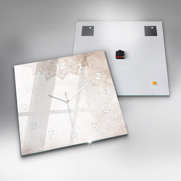 Szögletes fali üvegóra Dekoratív minta