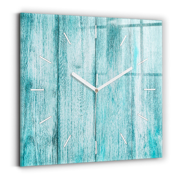 Szögletes fali üvegóra Kék régi fa