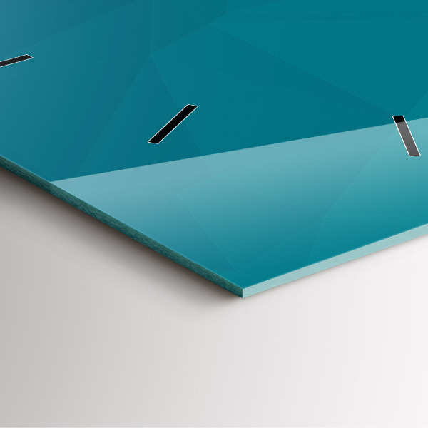 Szögletes fali üvegóra Tengeri vízkivétel