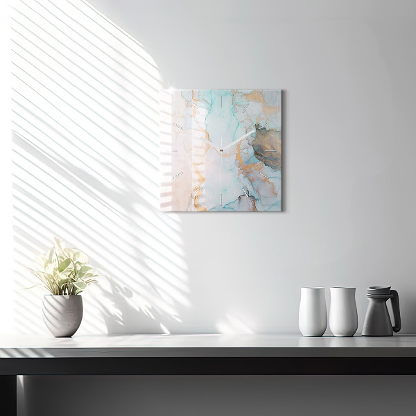 Szögletes fali üvegóra Absztrakt festészet