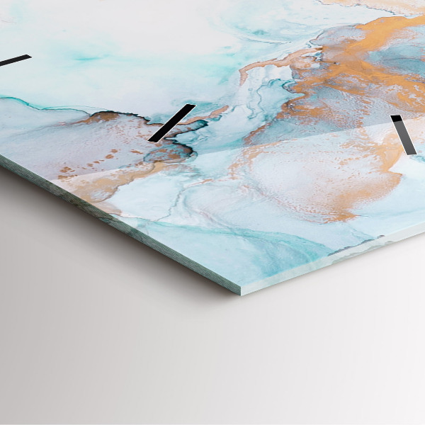 Szögletes fali üvegóra Absztrakt festészet