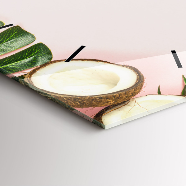 Szögletes fali üvegóra Nyári hangulat