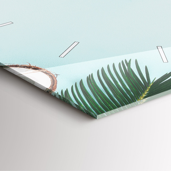 Szögletes fali üvegóra Nyári kompozíció