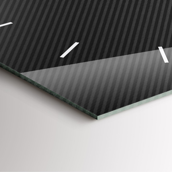 Szögletes fali üvegóra Sötét absztrakció