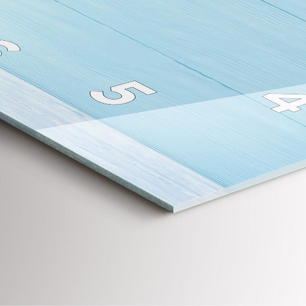 Szögletes fali üvegóra Gyermek tábla