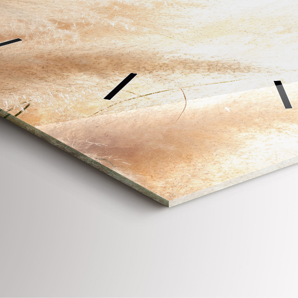 Szögletes fali üvegóra Kalászok