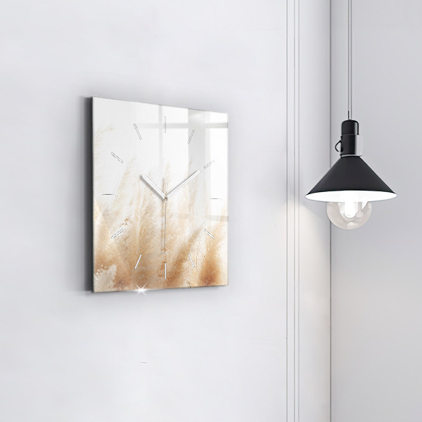 Szögletes fali üvegóra Kalászok