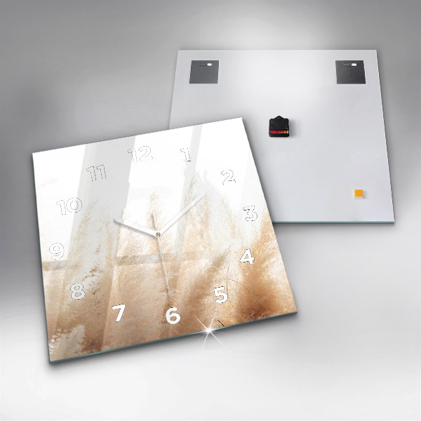 Szögletes fali üvegóra Kalászok