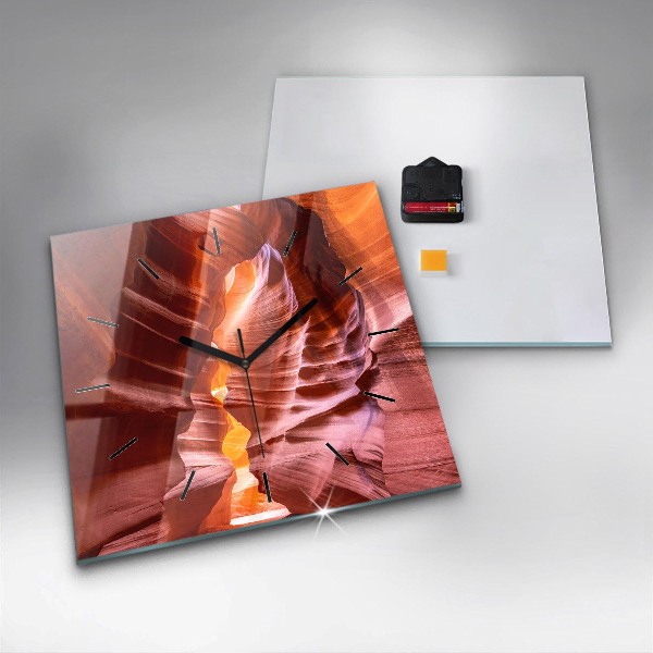 Szögletes fali üvegóra Sand Canyon