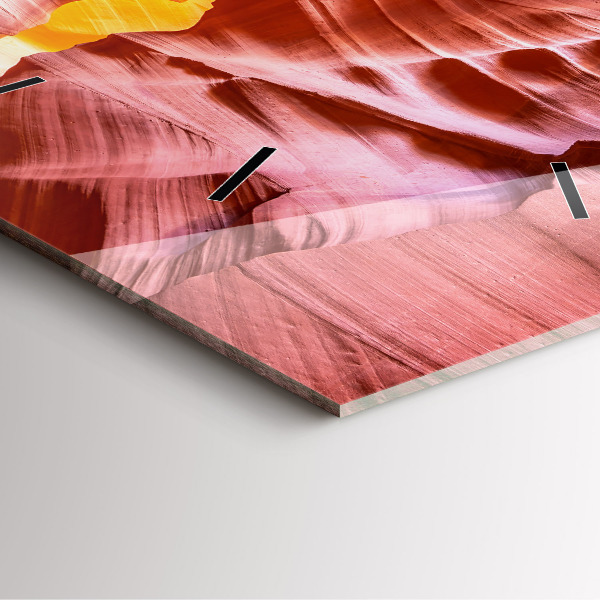 Szögletes fali üvegóra Sand Canyon