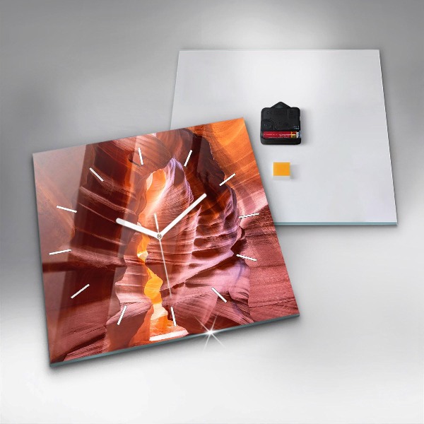 Szögletes fali üvegóra Sand Canyon