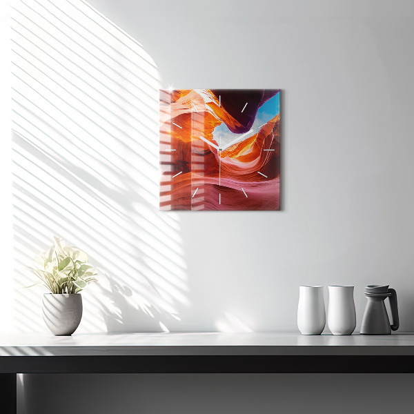 Szögletes fali üvegóra Kanyon