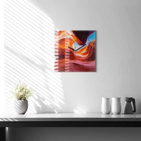 Szögletes fali üvegóra Kanyon