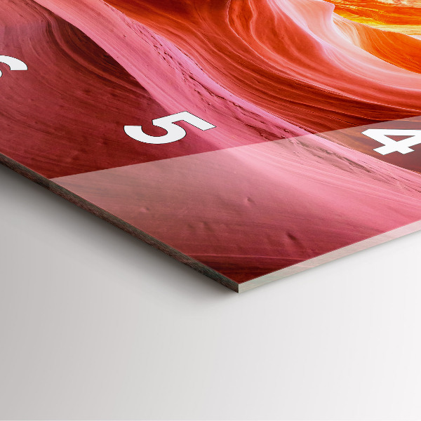 Szögletes fali üvegóra Kanyon