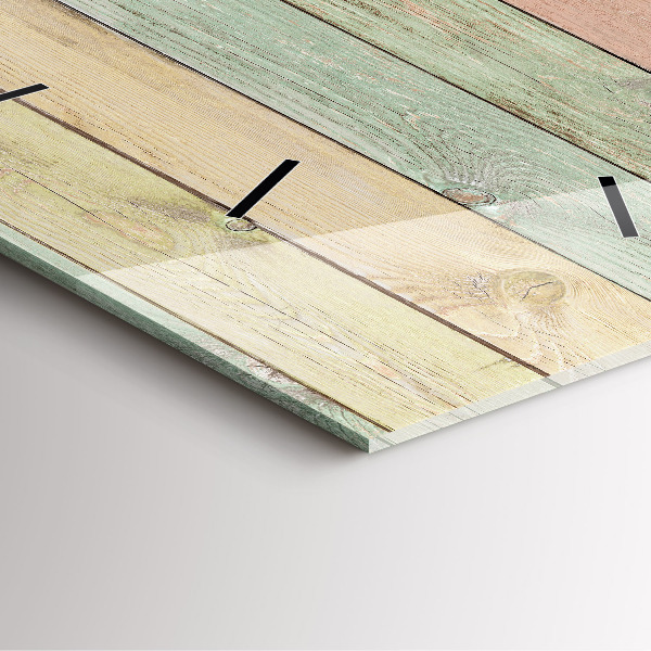 Szögletes fali üvegóra Színes táblák