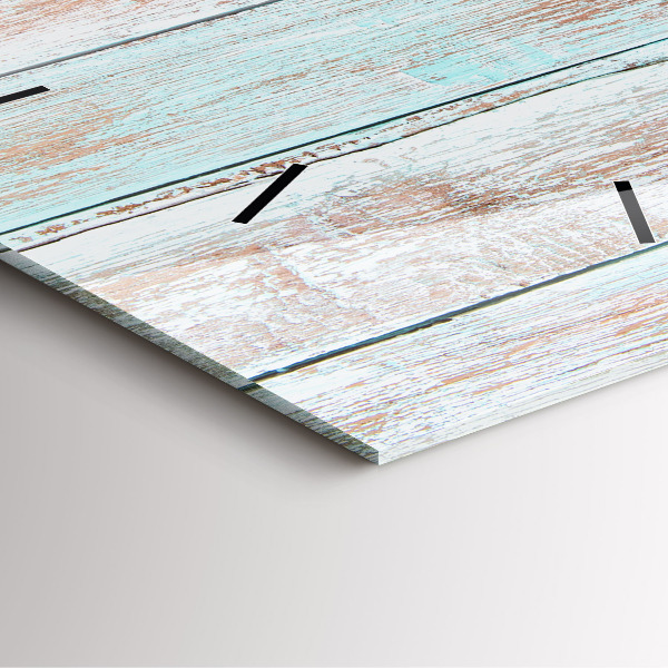 Szögletes fali üvegóra Pasztell fa