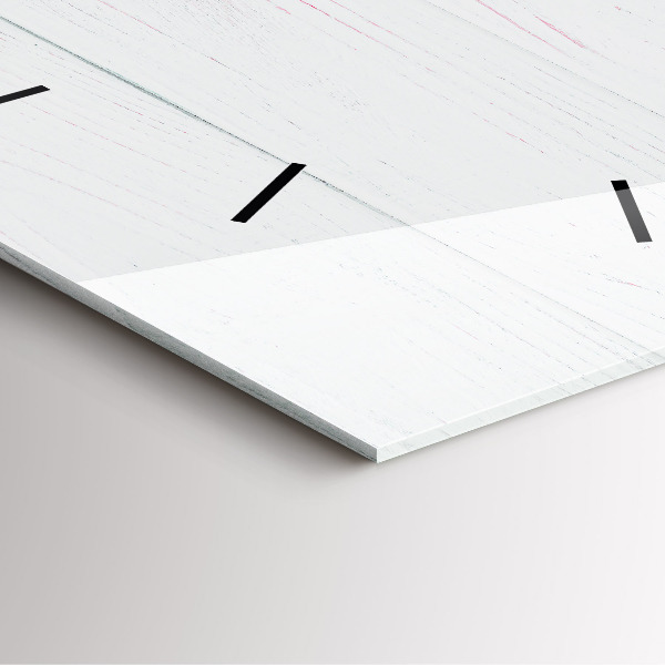 Szögletes fali üvegóra Tavaszi virágok