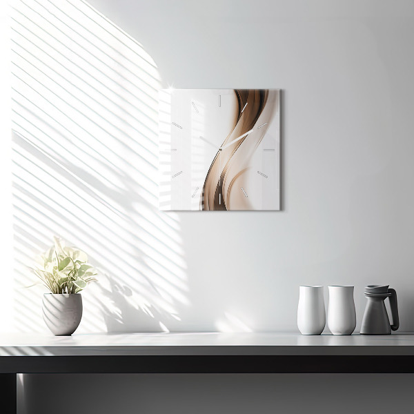 Szögletes fali üvegóra Absztrakciós vonal