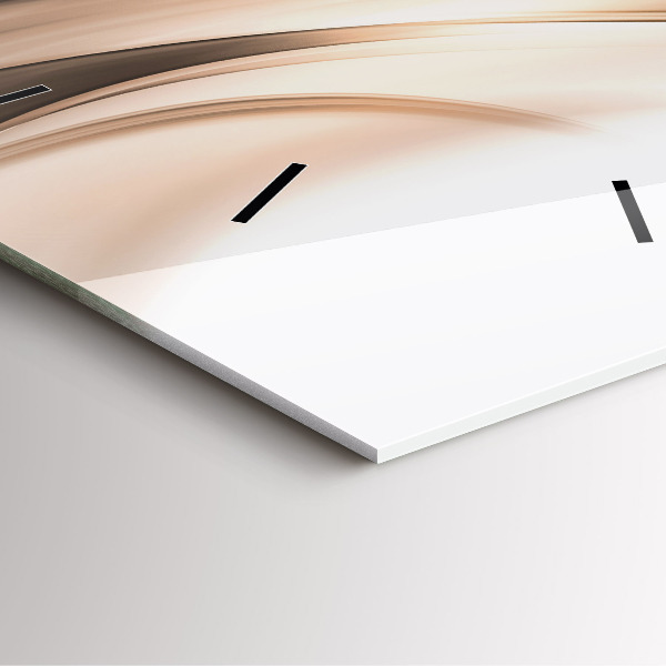 Szögletes fali üvegóra Absztrakciós vonal