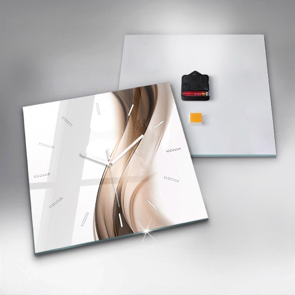 Szögletes fali üvegóra Absztrakciós vonal