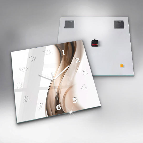 Szögletes fali üvegóra Absztrakciós vonal