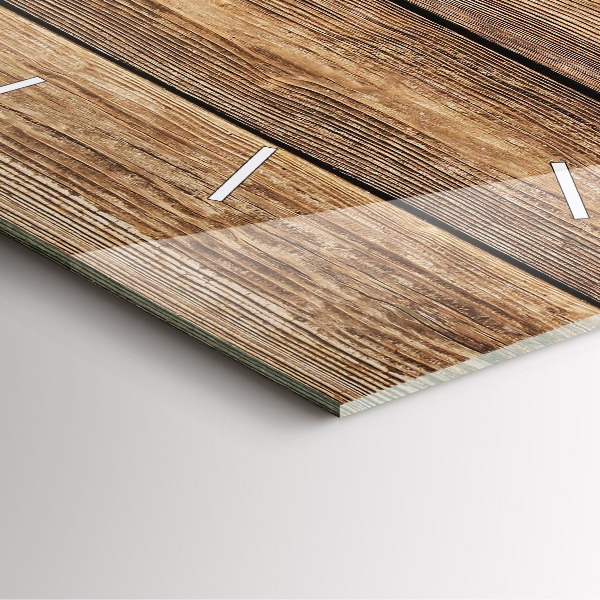 Szögletes fali üvegóra Fa táblák