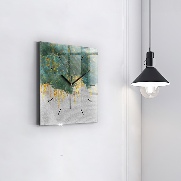 Szögletes fali üvegóra Dekoratív minta