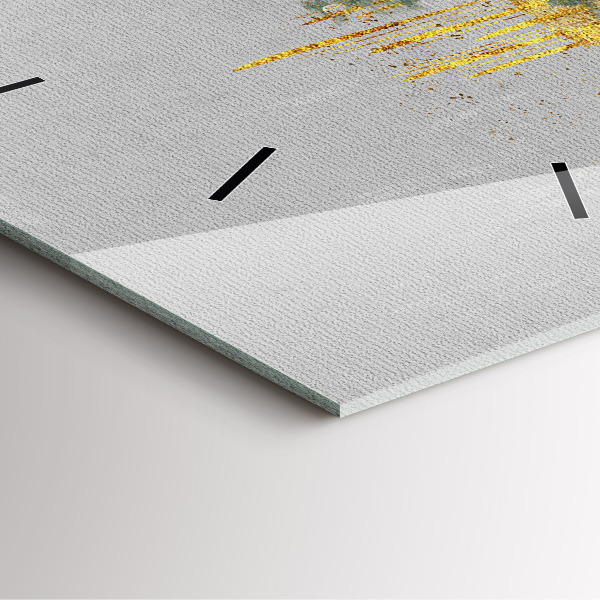 Szögletes fali üvegóra Dekoratív minta