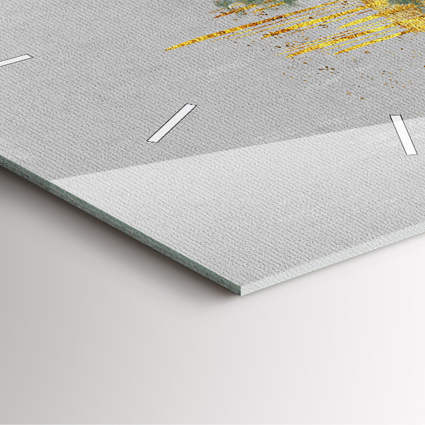 Szögletes fali üvegóra Dekoratív minta