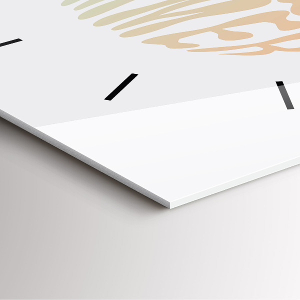 Szögletes fali üvegóra Hello Summer!