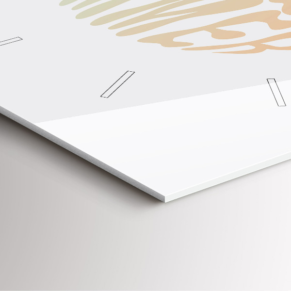 Szögletes fali üvegóra Hello Summer!