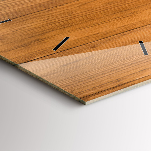 Szögletes fali üvegóra Fa táblák