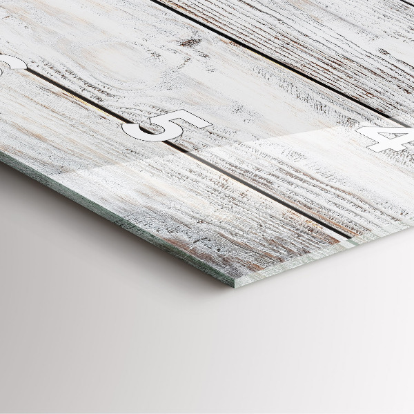 Szögletes fali üvegóra Festett táblák