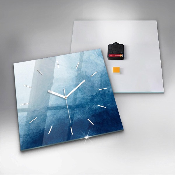 Szögletes fali üvegóra Absztrakciós víz