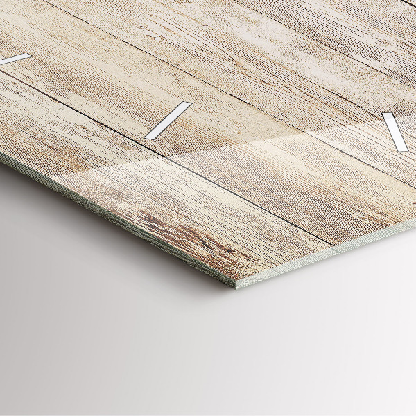 Szögletes fali üvegóra Fa panelek