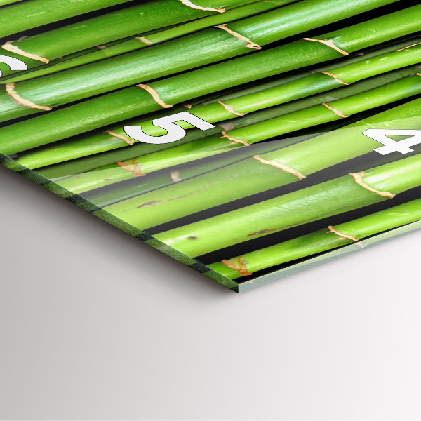 Szögletes fali üvegóra Ázsiai bambusz