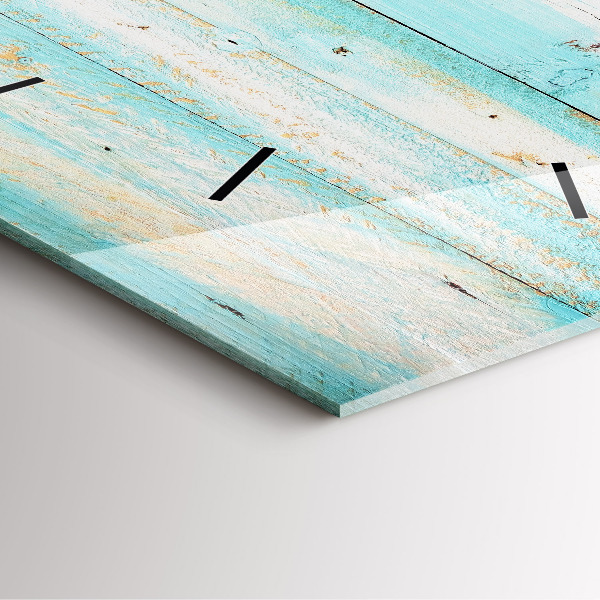 Szögletes fali üvegóra Kék táblák