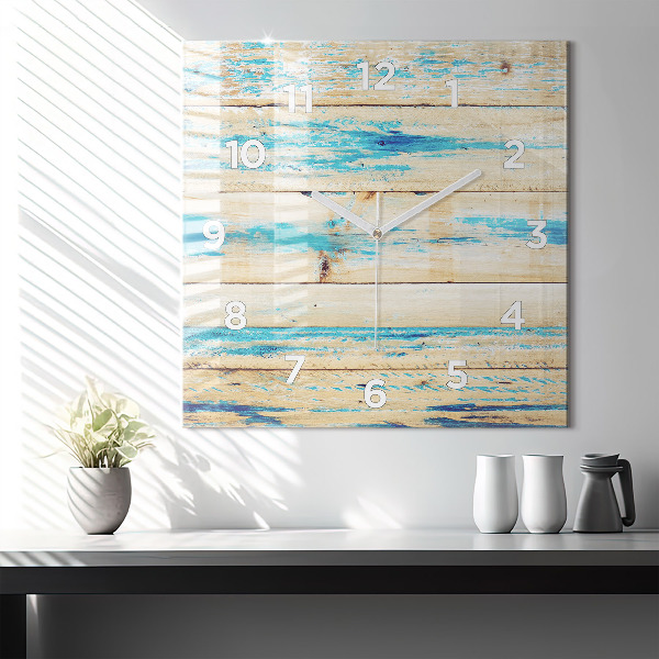 Szögletes fali üvegóra Karcos fa