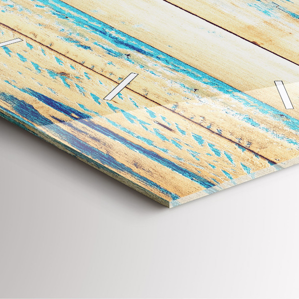 Szögletes fali üvegóra Karcos fa