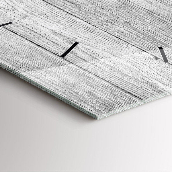 Szögletes fali üvegóra Fa panelek