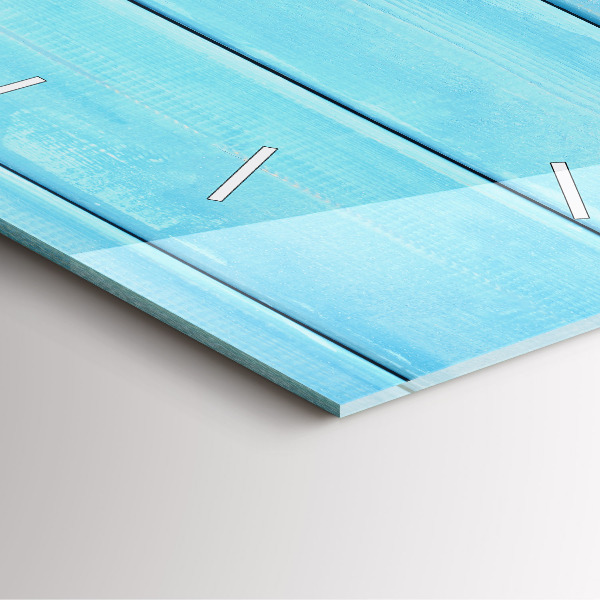 Szögletes fali üvegóra Strand kiegészítők és deszkák