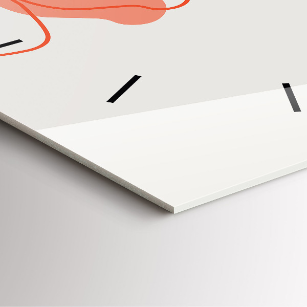 Szögletes fali üvegóra Hawaii növények