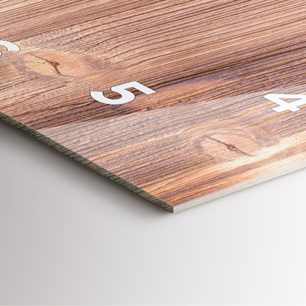 Szögletes fali üvegóra Paprika