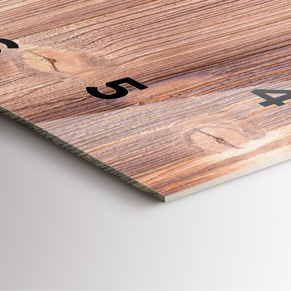 Szögletes fali üvegóra Paprika