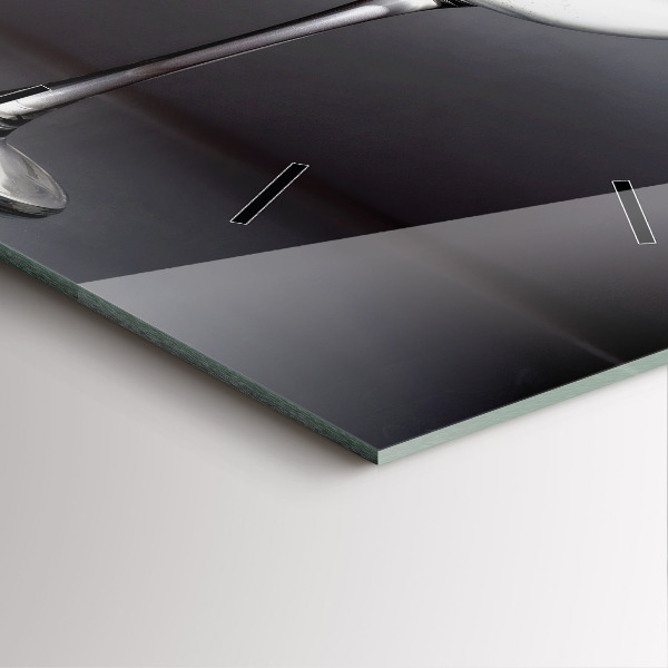 Szögletes fali üvegóra Pohár bor