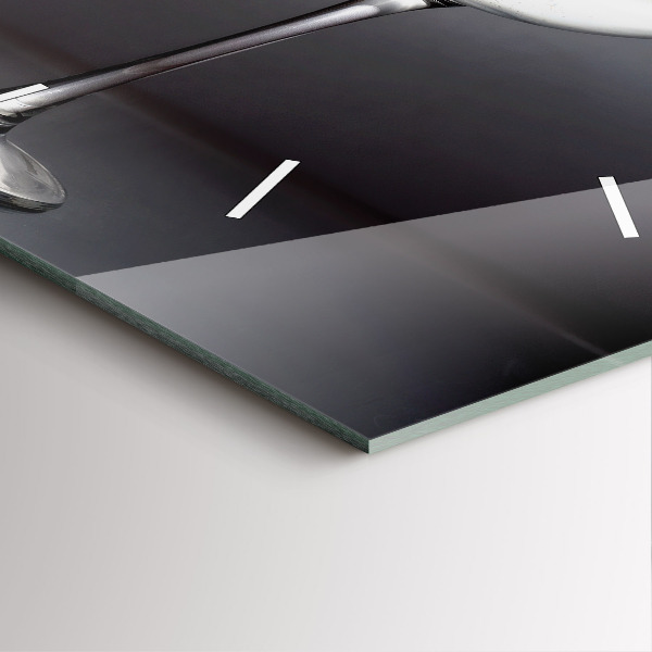 Szögletes fali üvegóra Pohár bor