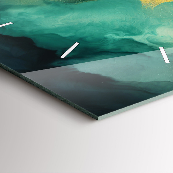 Szögletes fali üvegóra Szerpentin